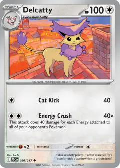 Delcatty 166/217 Uncommon card from Ascended Heroes