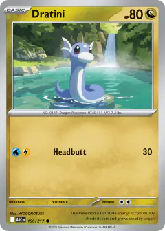 Dratini 150/217 Common card from Ascended Heroes