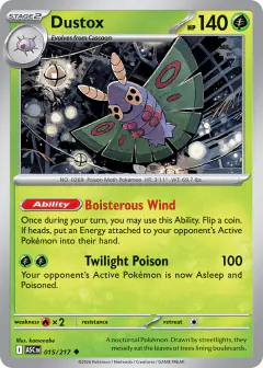 Dustox 15/217 Uncommon card from Ascended Heroes
