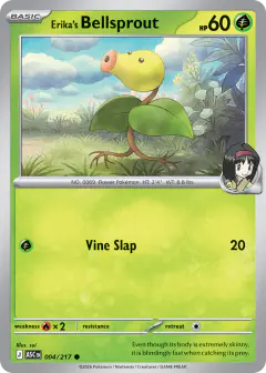 Erika's Bellsprout 4/217 Common card from Ascended Heroes