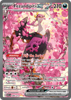 Fezandipiti ex 288/217 Special Illustration Rare card from Ascended Heroes