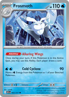 Frosmoth 53/217 Uncommon card from Ascended Heroes