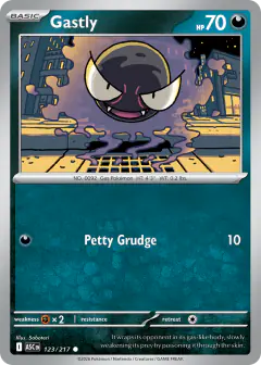 Gastly 123/217 Common card from Ascended Heroes