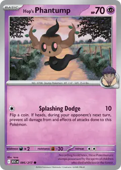Hop's Phantump 95/217 Common card from Ascended Heroes