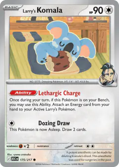 Larry's Komala 175/217 Common card from Ascended Heroes