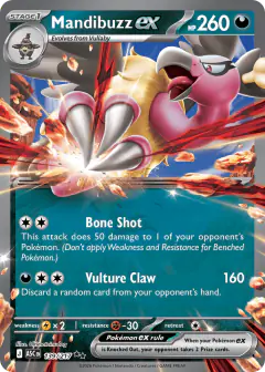 Mandibuzz ex 139/217 Double Rare card from Ascended Heroes