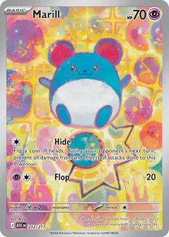 Marill 232/217 Illustration Rare card from Ascended Heroes