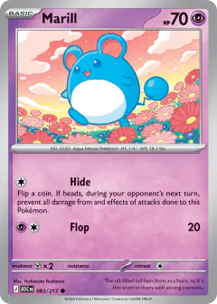 Marill 83/217 Common card from Ascended Heroes