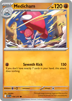 Medicham 104/217 Common card from Ascended Heroes