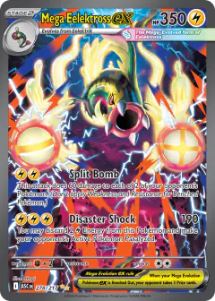Mega Eelektross ex 278/217 Special Illustration Rare card from Ascended Heroes