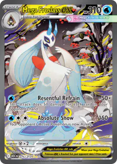 Mega Froslass ex 275/217 Special Illustration Rare card from Ascended Heroes