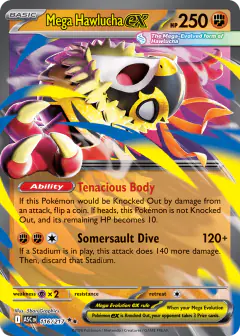 Mega Hawlucha ex 116/217 Double Rare card from Ascended Heroes