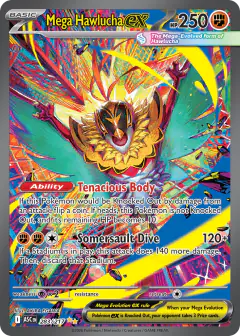 Mega Hawlucha ex 283/217 Special Illustration Rare card from Ascended Heroes