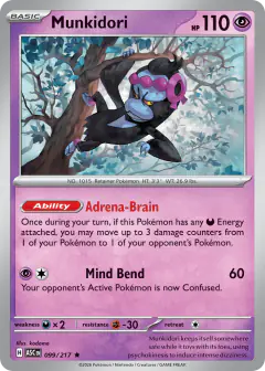 Munkidori 99/217 Rare card from Ascended Heroes