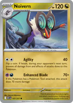 Noivern 157/217 Uncommon card from Ascended Heroes