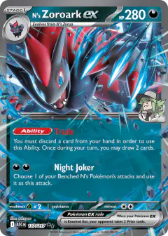 N's Zoroark ex 137/217 Double Rare card from Ascended Heroes