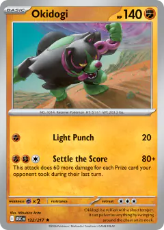 Okidogi 122/217 Rare card from Ascended Heroes