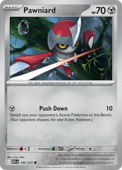 Pawniard 146/217 Common card from Ascended Heroes