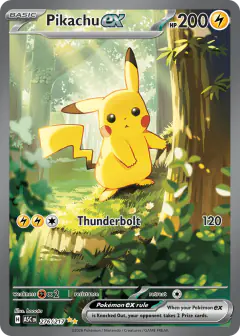 Pikachu ex 276/217 Special Illustration Rare card from Ascended Heroes