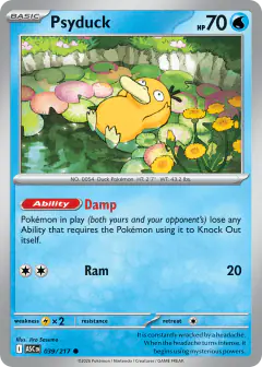 Psyduck 39/217 Common card from Ascended Heroes