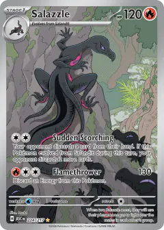 Salazzle 224/217 Illustration Rare card from Ascended Heroes