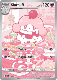 Slurpuff 236/217 Illustration Rare card from Ascended Heroes
