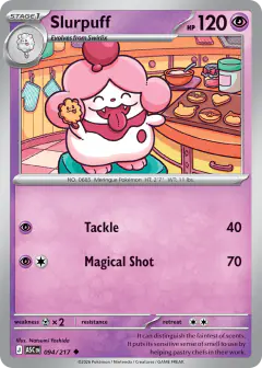 Slurpuff 94/217 Uncommon card from Ascended Heroes