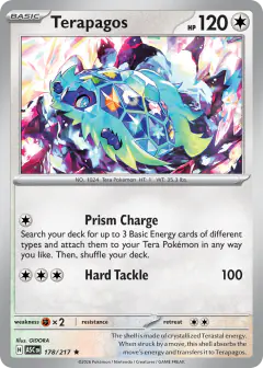 Terapagos 178/217 Rare card from Ascended Heroes