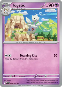 Togetic 81/217 Common card from Ascended Heroes