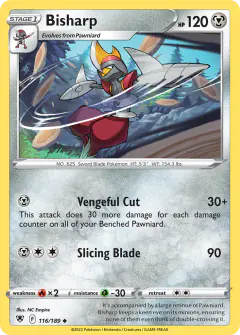 Bisharp 116/189 Uncommon card from Astral Radiance