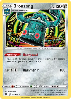 Bronzong 112/189 Uncommon card from Astral Radiance