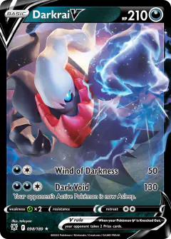 Darkrai V 098/189 Rare Holo V card from Astral Radiance