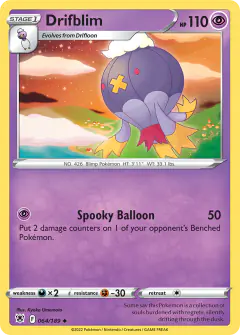 Drifblim 064/189 Uncommon card from Astral Radiance