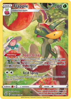 Flapple TG02/TG30 Trainer Gallery Rare Holo card from Astral Radiance