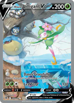 Hisuian Lilligant V 163/189 Rare Ultra card from Astral Radiance