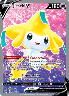 Jirachi V 170/189 Rare Ultra card from Astral Radiance
