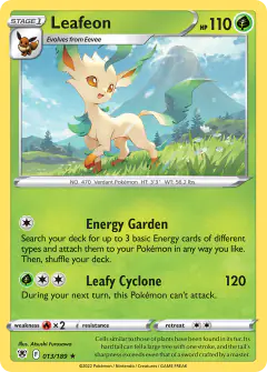 Leafeon 013/189 Rare card from Astral Radiance
