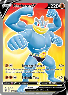 Machamp V 171/189 Rare Ultra card from Astral Radiance