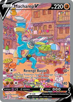 Machamp V 172/189 Rare Ultra card from Astral Radiance