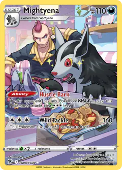 Mightyena TG09/TG30 Trainer Gallery Rare Holo card from Astral Radiance