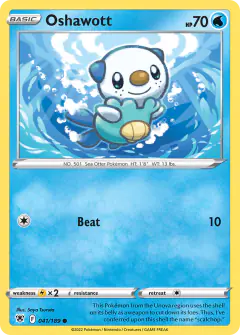 Oshawott 041/189 Common card from Astral Radiance
