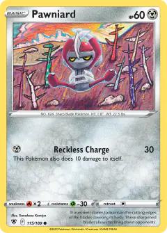 Pawniard 115/189 Common card from Astral Radiance