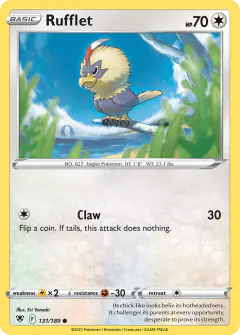 Rufflet 131/189 Common card from Astral Radiance