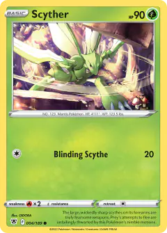 Scyther 004/189 Common card from Astral Radiance