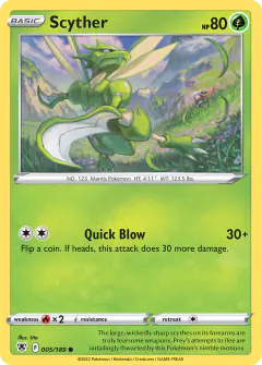 Scyther 005/189 Common card from Astral Radiance