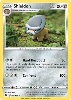 Shieldon 109/189 Uncommon card from Astral Radiance