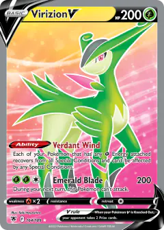 Virizion V 164/189 Rare Ultra card from Astral Radiance