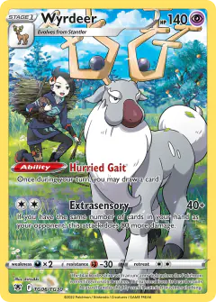 Wyrdeer TG06/TG30 Trainer Gallery Rare Holo card from Astral Radiance