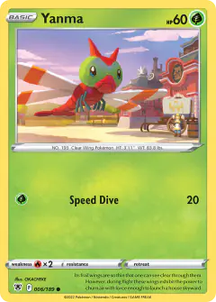 Yanma 006/189 Common card from Astral Radiance