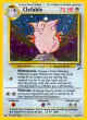 Clefable 5/130 Rare Holo card from Base Set 2